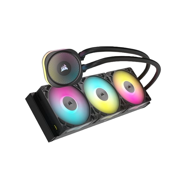 Corsair iCUE LINK TITAN 360 RX RGB 360mm All-in-One Liquid CPU Cooler in Black